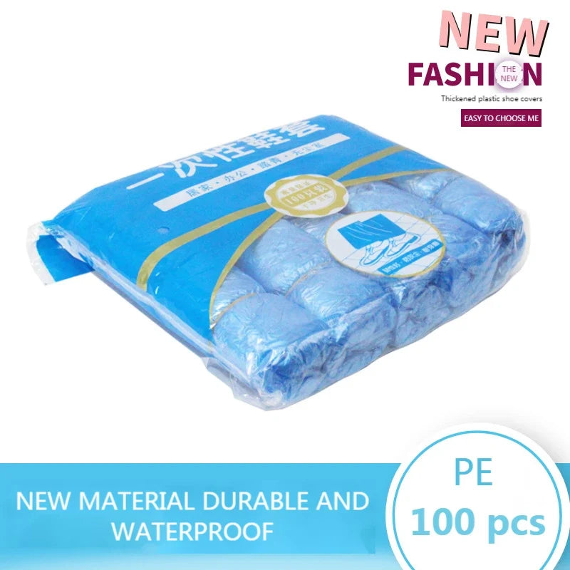 Waterproof Non-slip Shoe Covers 100Pc