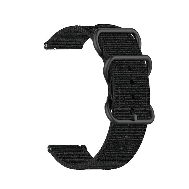 18mm 20mm 22mm Durable Military Woven Nylon Wrist Watch Band