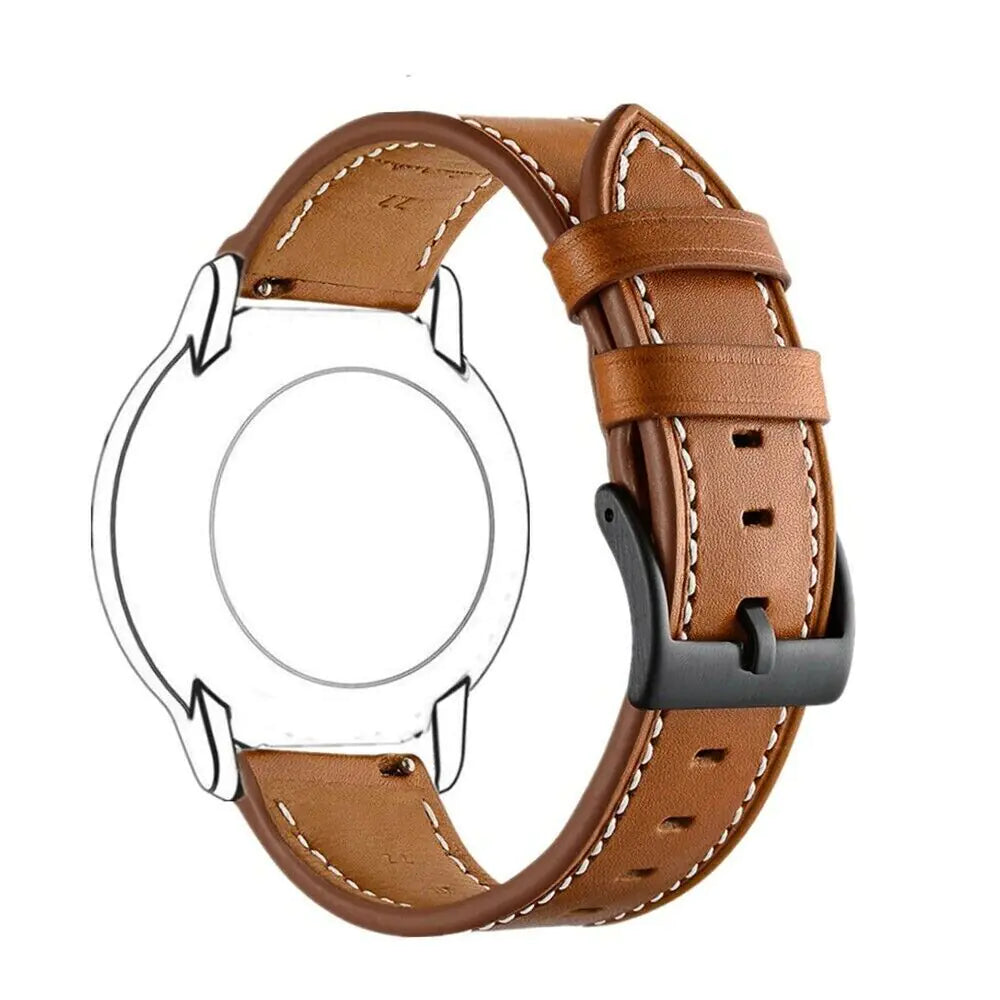 18mm 20mm 22mm Classic Genuine Leather Watch Band Strap Quick