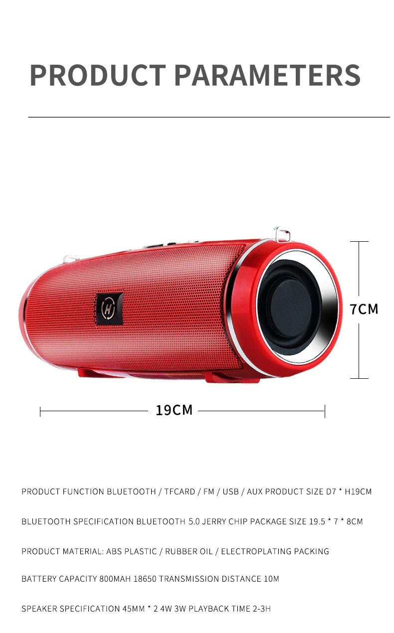 Bluetooth 5.1 Speaker Wireless Waterproof Outdoor Stereo LOUD