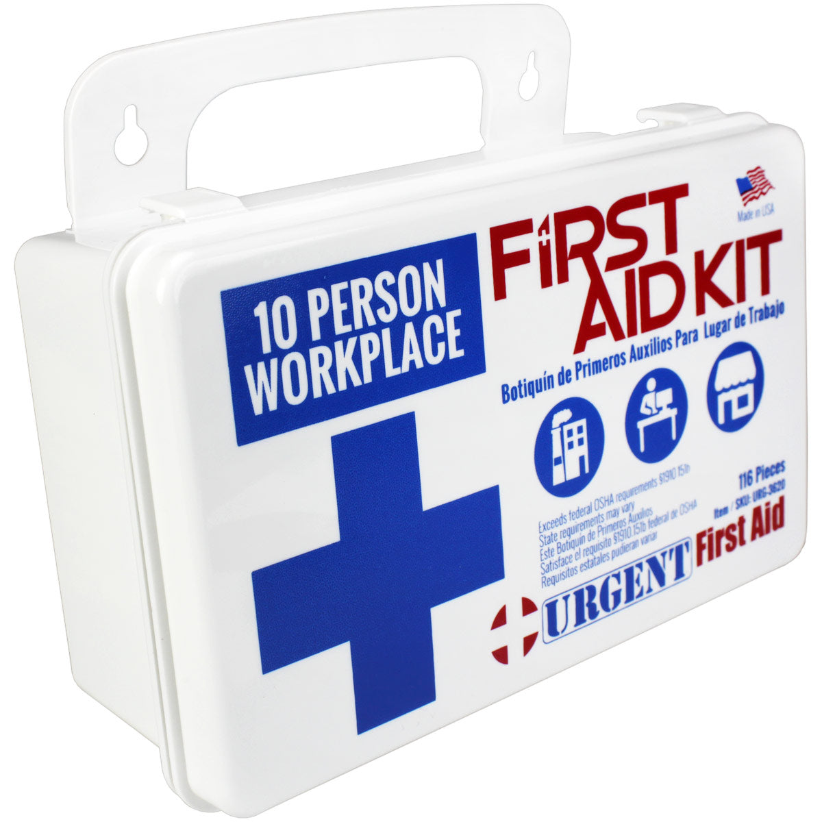 10 Person, 116 Piece Bulk Workplace First Aid Kit