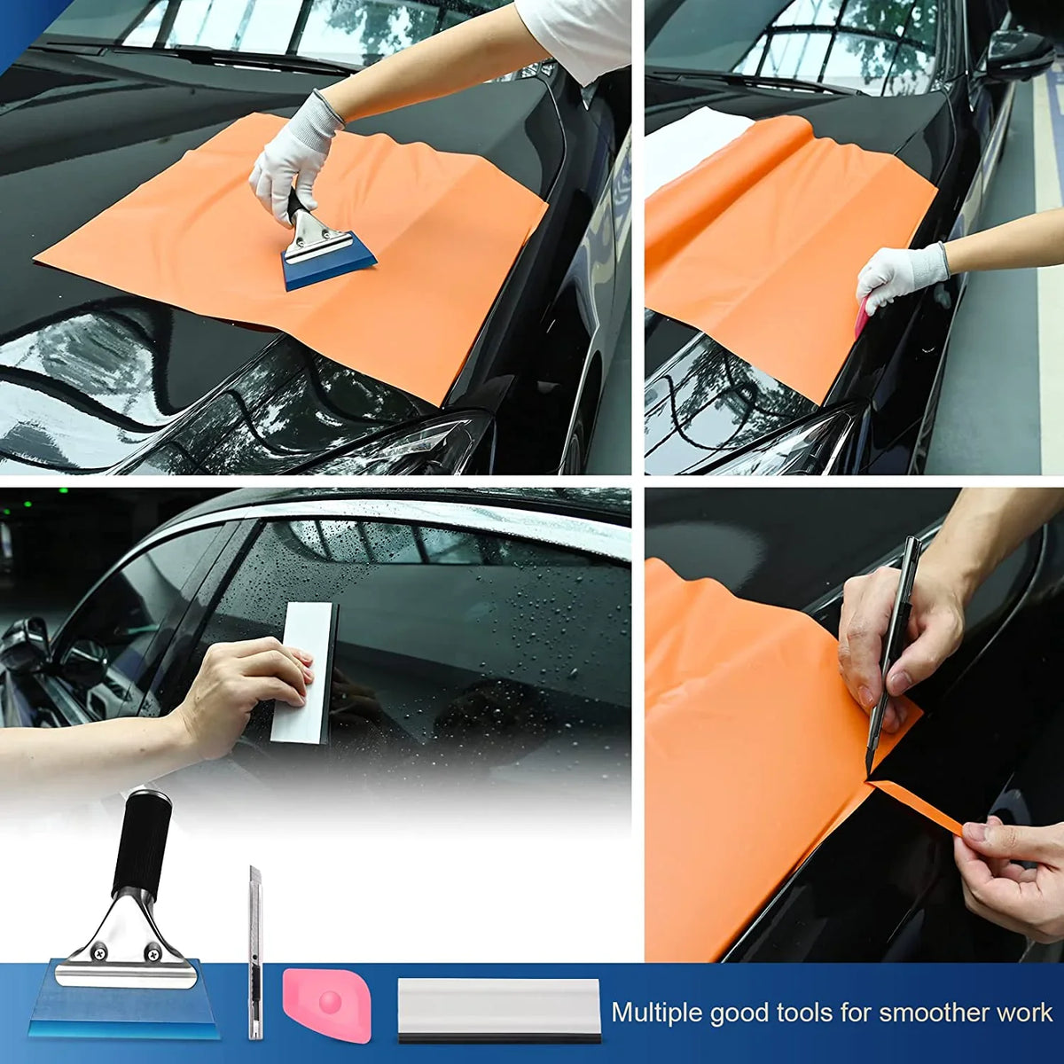 29 Window Tint Tools Kit Car Auto Film Tinting Scraper Squeegee