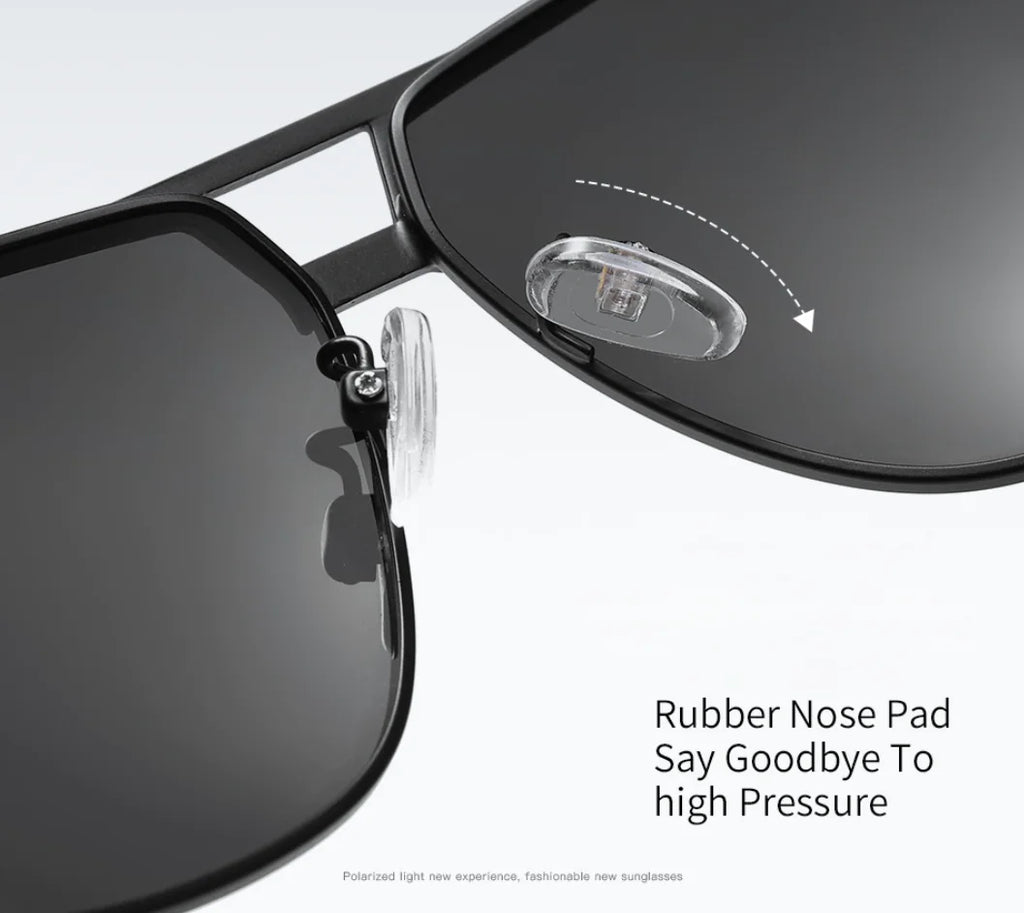 Mens Polarized Pilot Sunglasses Outdoor Driving UV400 Sun Glasses