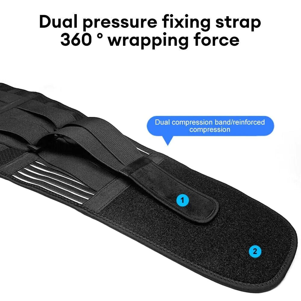 Adjustable Lower Back Brace Lumbar Support Waist Belt Men Pain