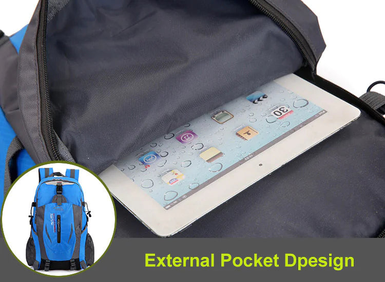 40L Men Travel Backpack Rucksack Camping Laptop Hiking School