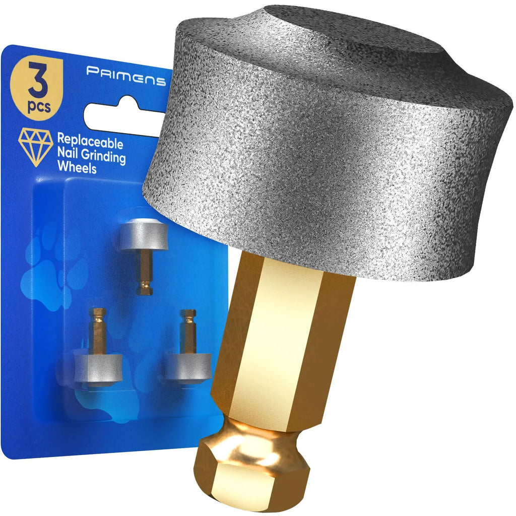 Dog Nail Grinder Head 3-Pack