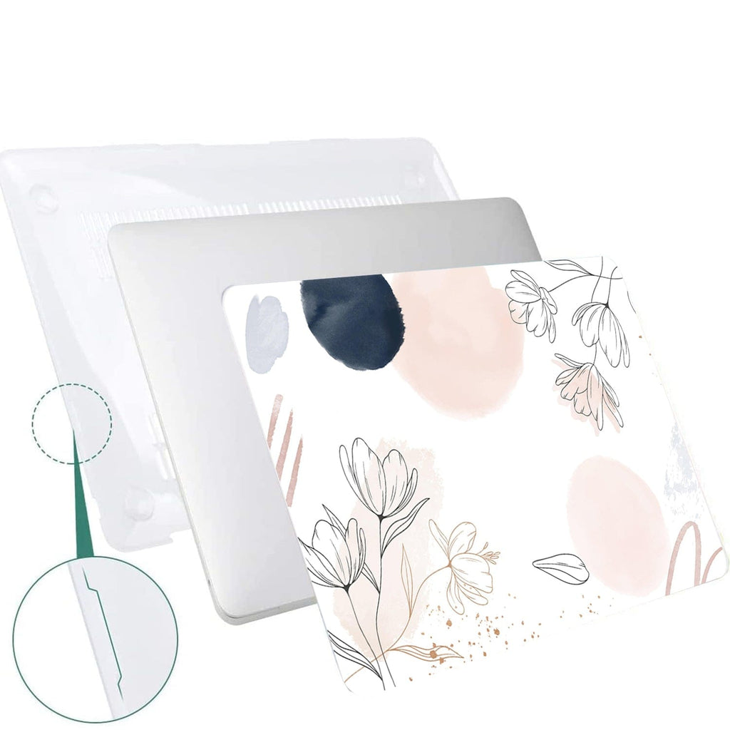 MacBook Pro Case 16-inch (M1–M5, M5 Pro/M5 Max) - Watercolor Floral Design