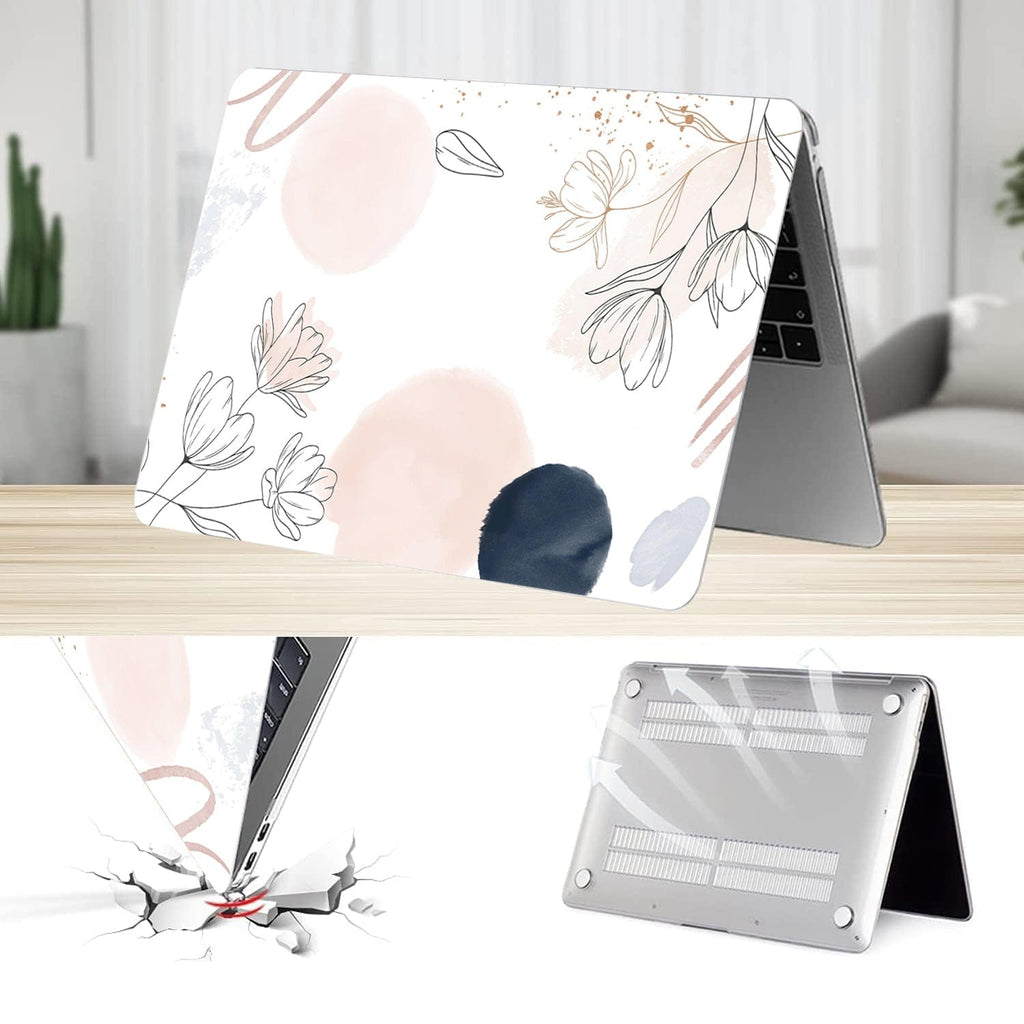 MacBook Pro Case 16-inch (M1–M5, M5 Pro/M5 Max) - Watercolor Floral Design