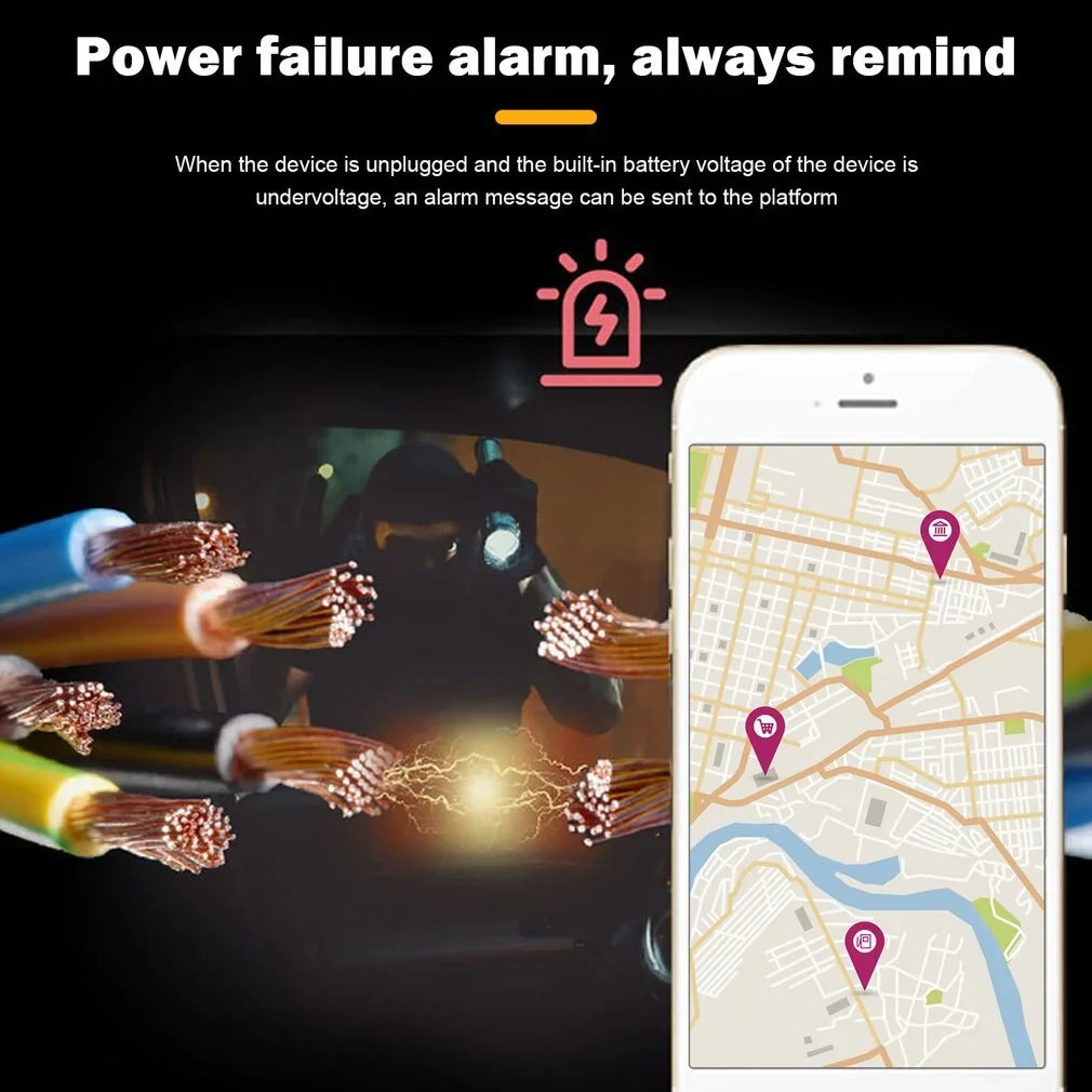 GPS Tracker Real-time Tracking Locator Device GPRS GSM