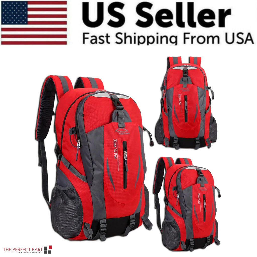 40L Men Travel Backpack Rucksack Camping Laptop Hiking School