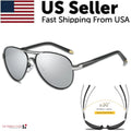Mens Polarized Pilot Sunglasses Outdoor Driving UV400 Sun Glasses