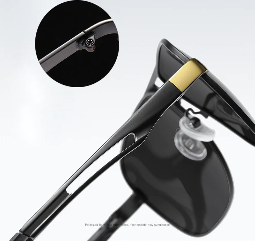 Mens Polarized Pilot Sunglasses Outdoor Driving UV400 Sun Glasses
