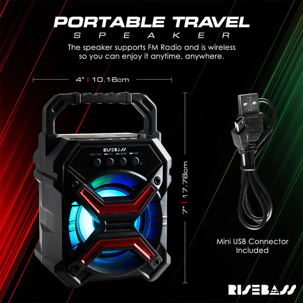 Portable Rechargeable Bluetooth Speaker