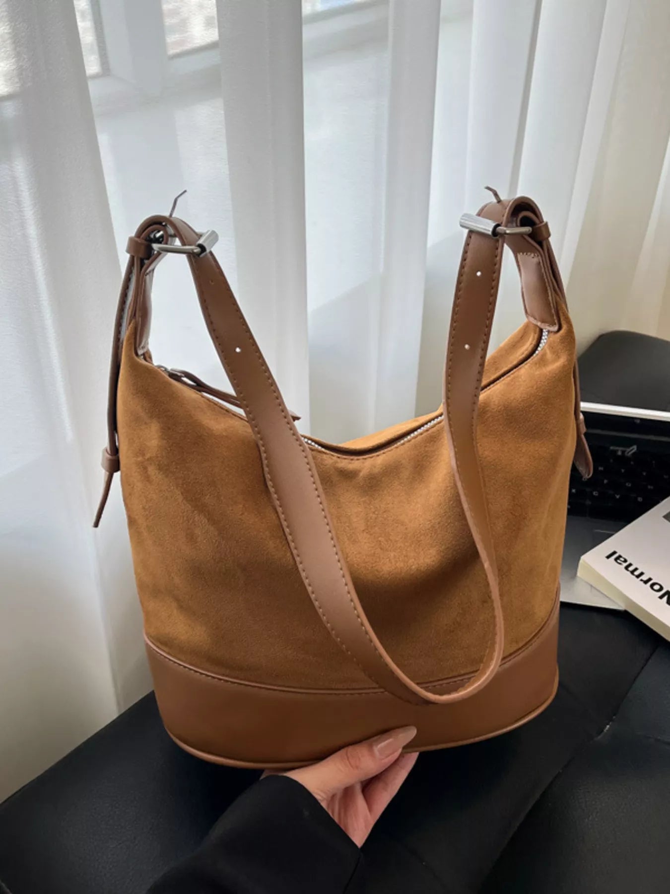 Adjustable Strap Tote Bag