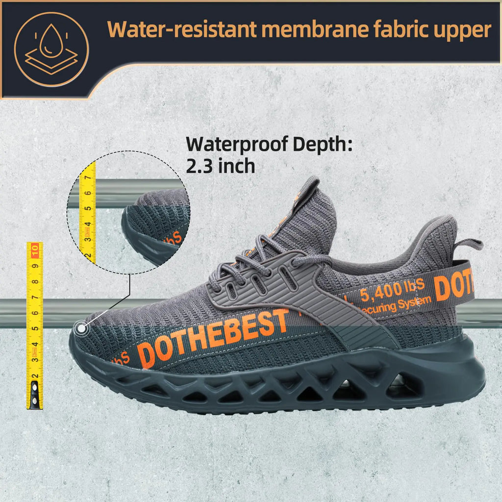Furuian Waterproof Steel Toe Sneakers