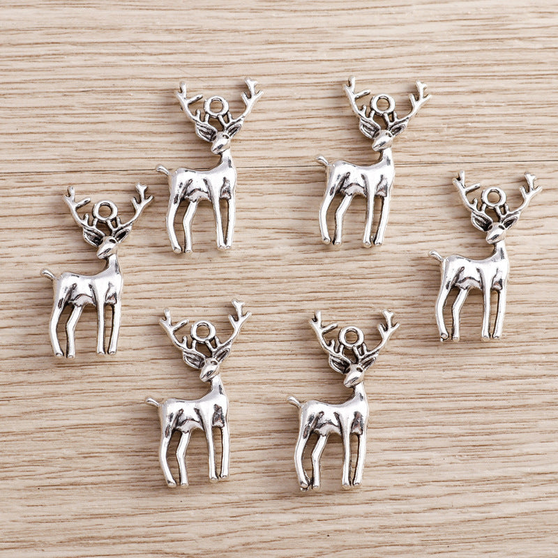 Electroplated Christmas Animal Pendant