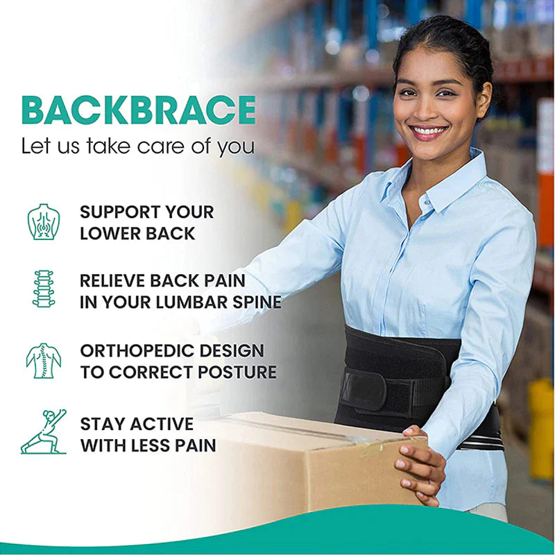 Adjustable Lower Back Brace Lumbar Support Waist Belt Men Pain