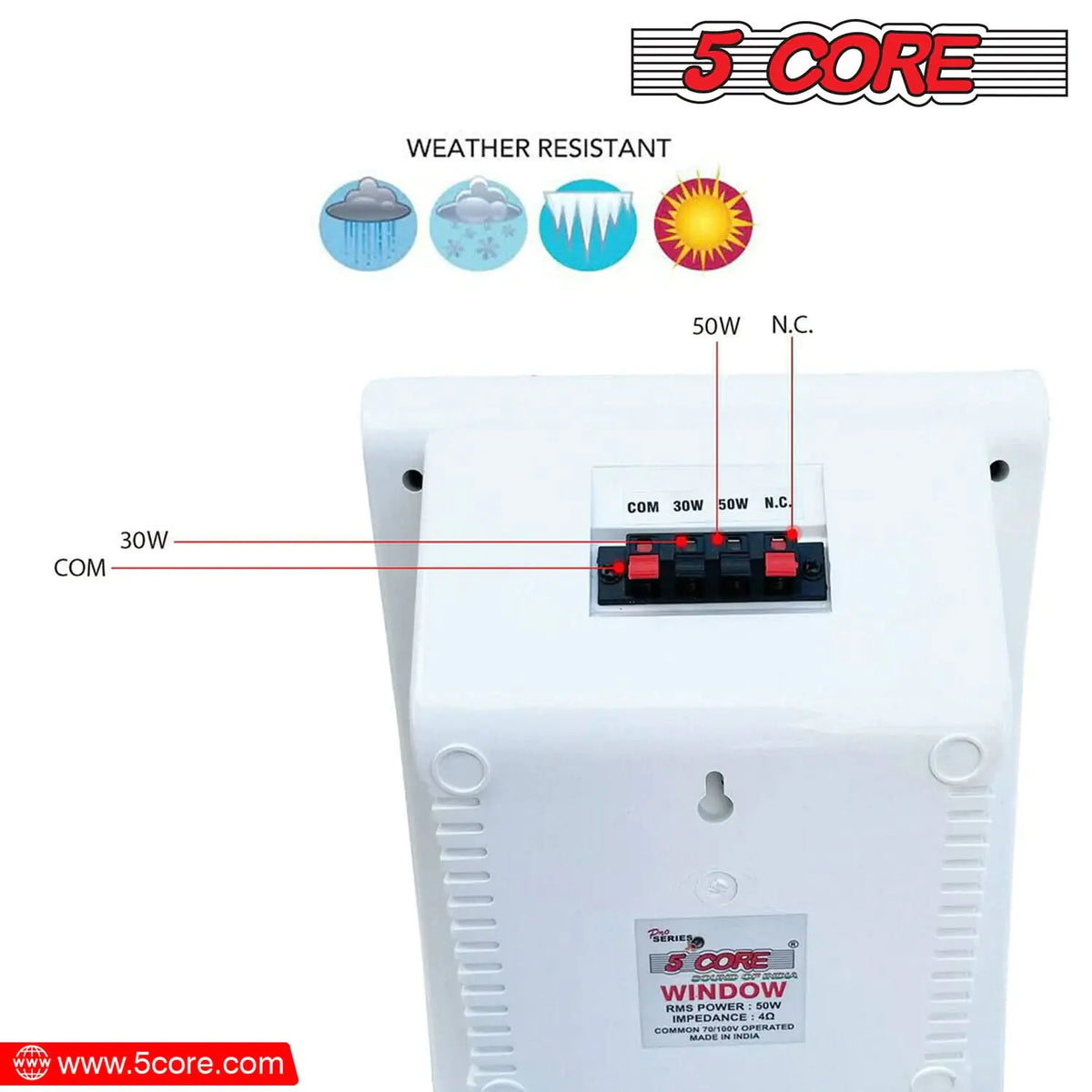 5Core 500W Outdoor Speakers