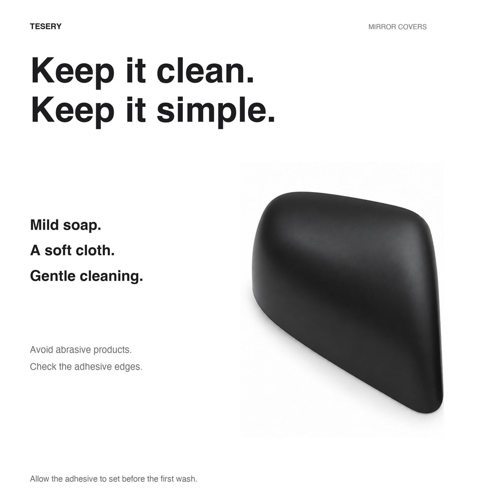 ABS Mirror Covers 4 Finishes