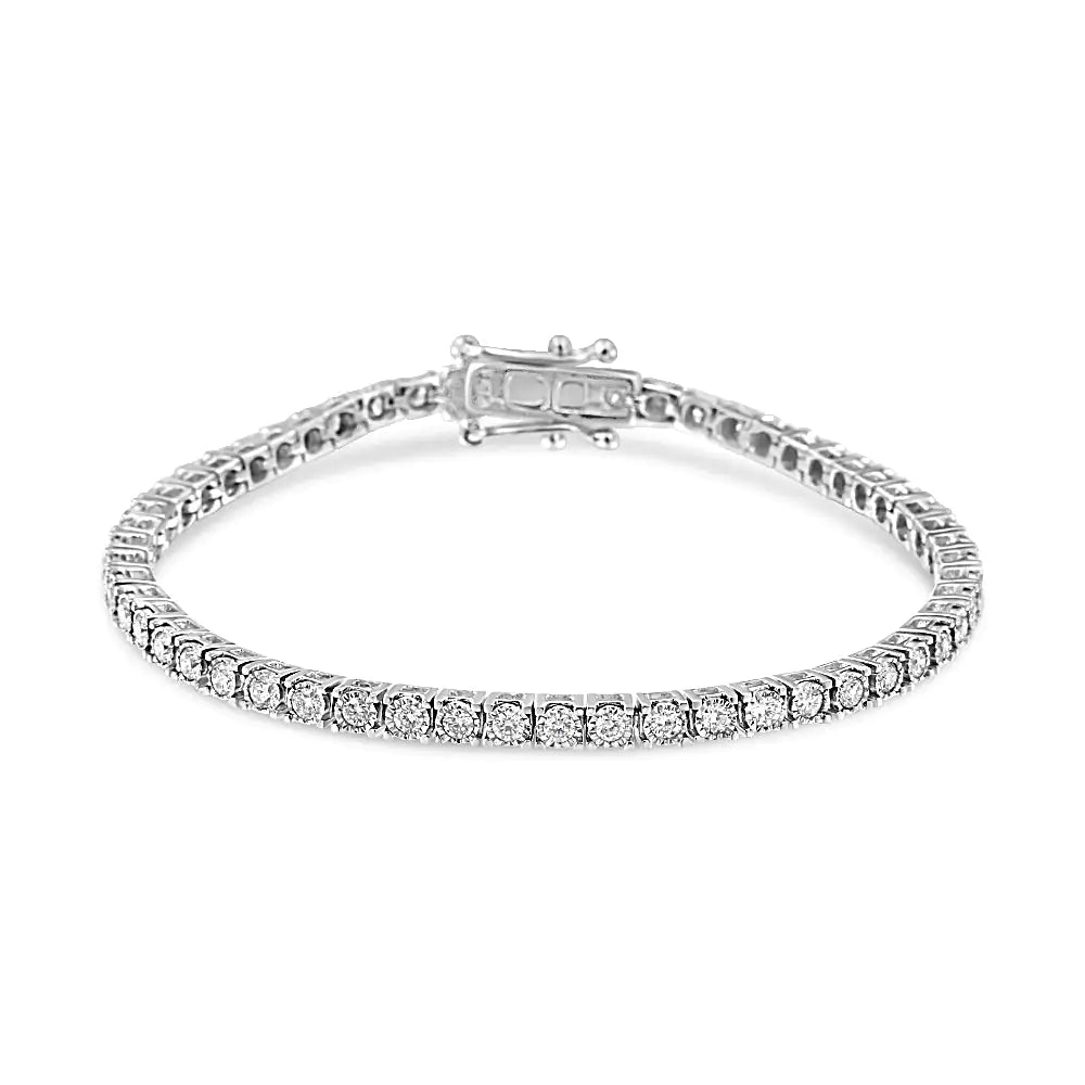 14K Gold Lab Grown Diamond Bracelet