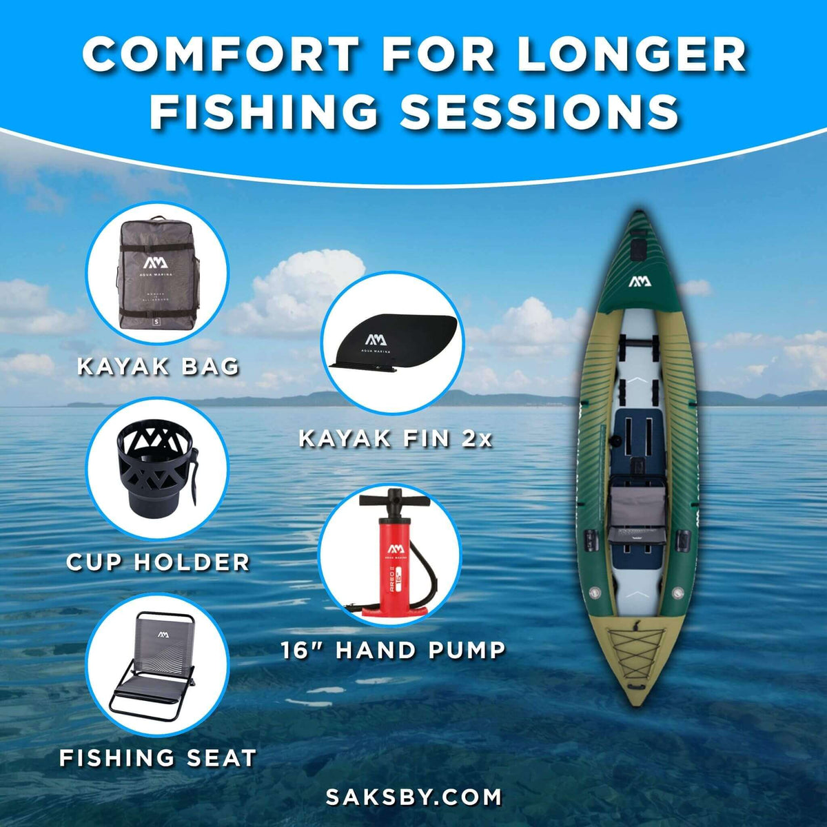 [CA-398] Aqua Marina Caliber 13FT Kayak