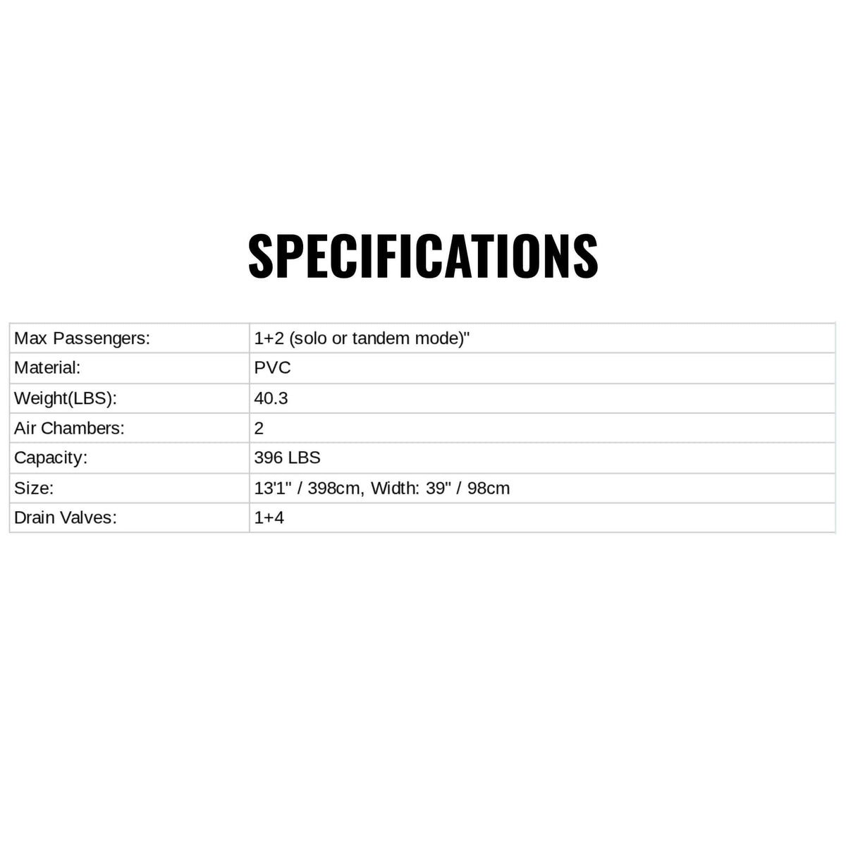 [CA-398] Aqua Marina Caliber 13FT Kayak