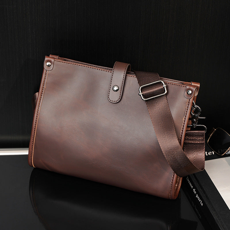 Men's Korean-Style Retro Shoulder Bag