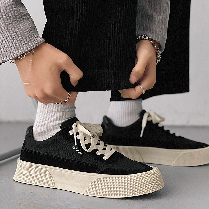 Low-top Platform Student Sneakers: Casual and Breathable