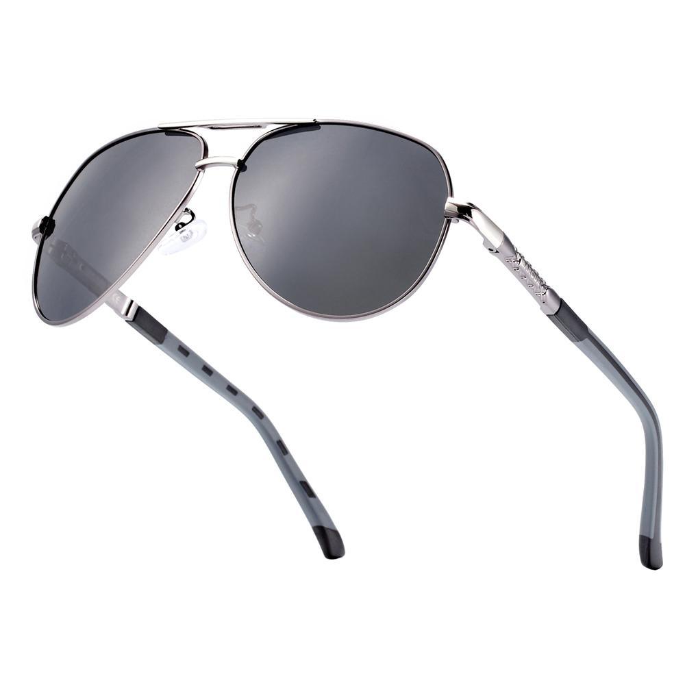 Retro Vintage Business Men Polarized Aviation Pilot Classic