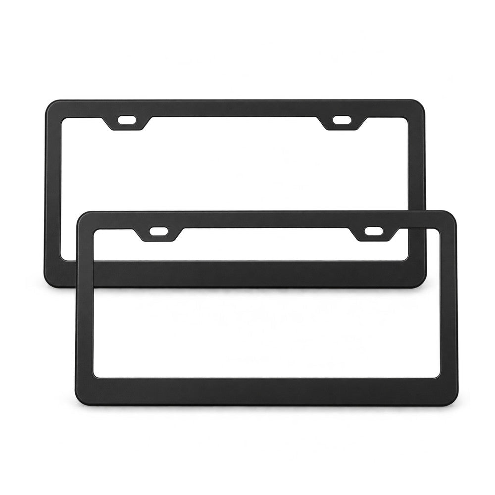 Black License Plate Frame for Tesla (2pcs)