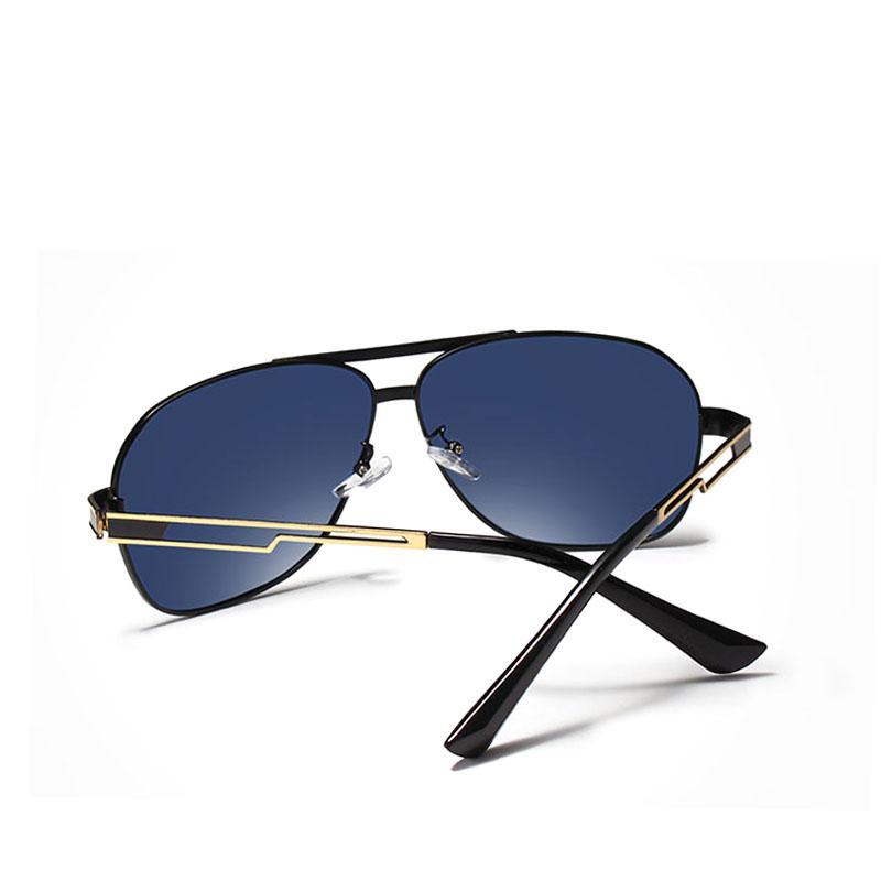 Model Business Men Square Polarized Sunglasses Male Eyewear