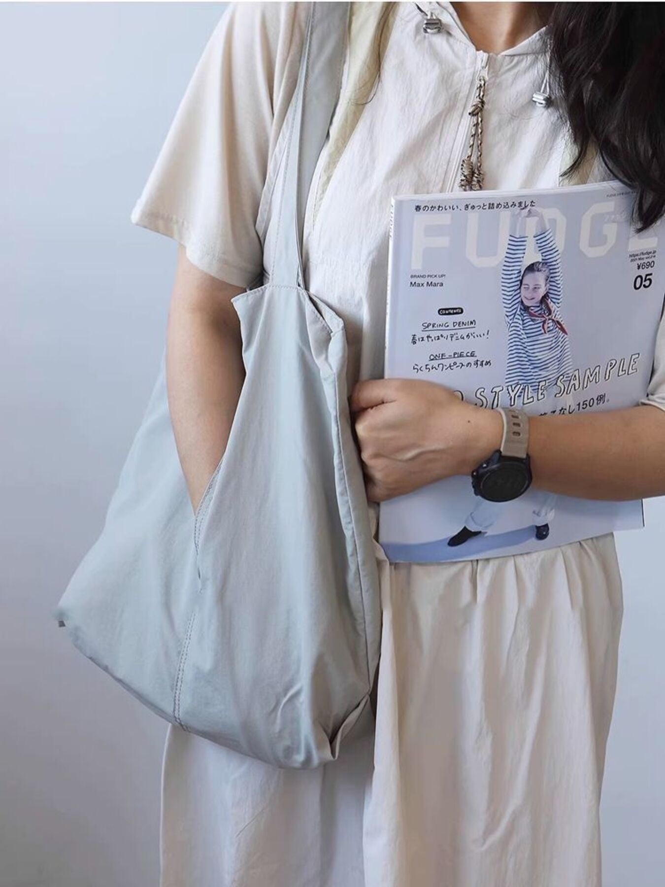 Casual Lightweight Nylon Shoulder Bag