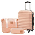 Coolife 3 Piece Hardside Luggage Set
