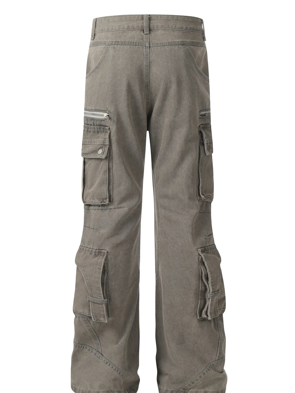 Men's Multi-Pocket Cargo Wide Leg Jeans