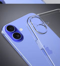 Clear Silicone Phone Case For iPhone 17 16 Pro Max 17 Air 16E Soft Back Cover For iPhone 15 14 11 12 13 Pro Max Mini Plus Case