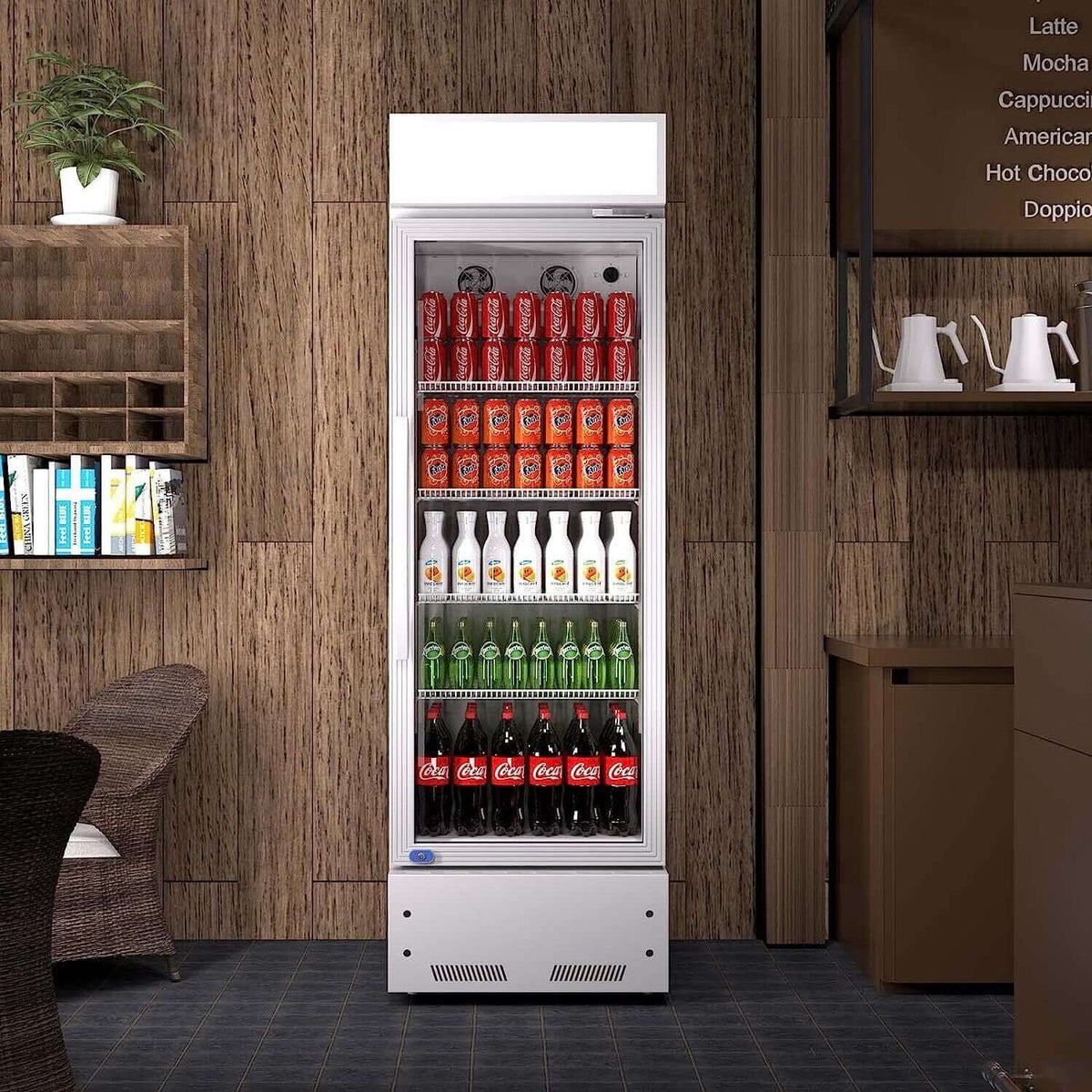 [SAK04571] 11CF Glass Door Beverage Cooler