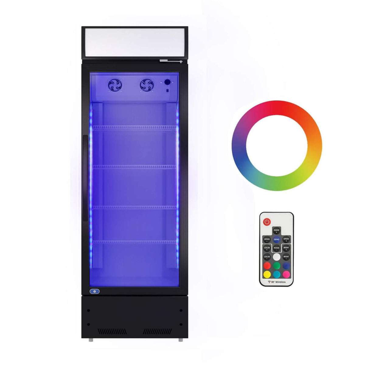 [SAK04571] 11CF Glass Door Beverage Cooler