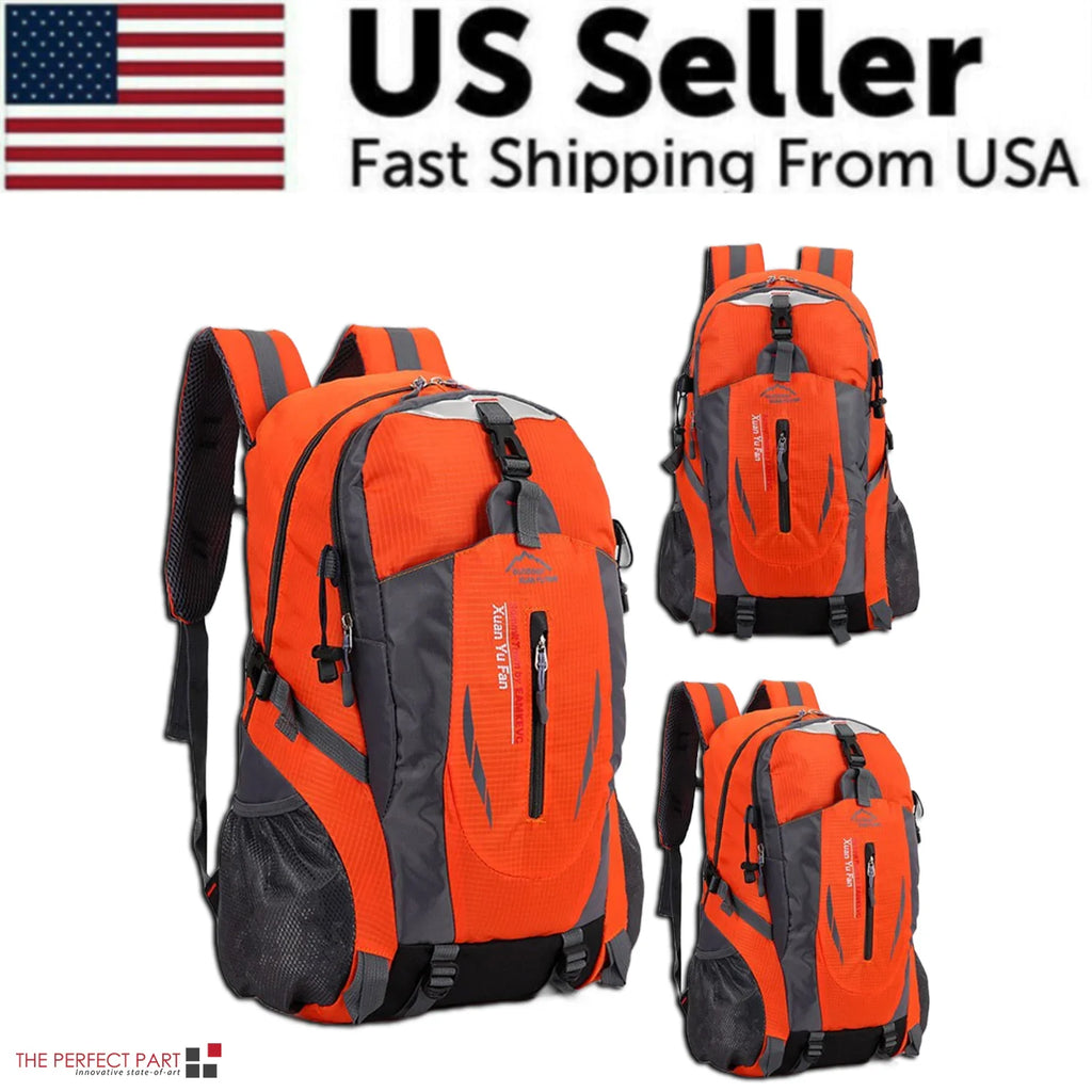 40L Men Travel Backpack Rucksack Camping Laptop Hiking School