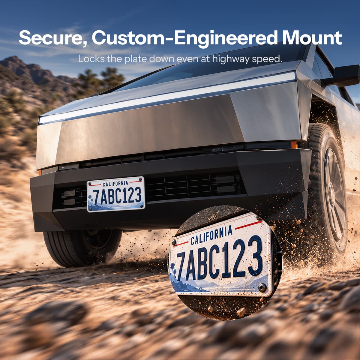 License Plate Holder Cybertruck