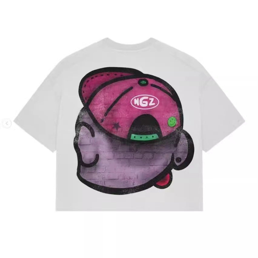 Gothic Harajuku Cartoon Tee