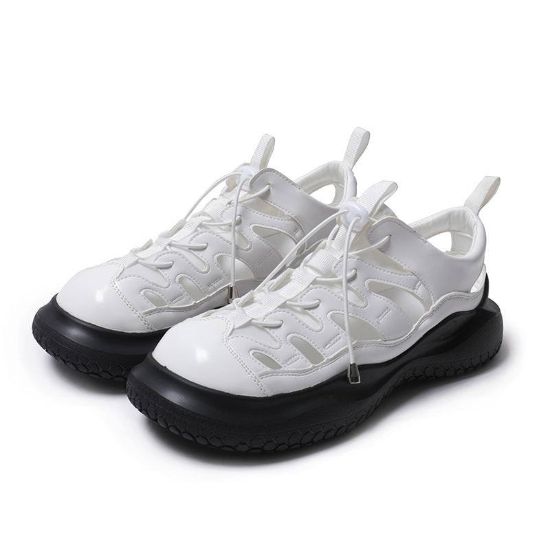 Closed Toe Platform Sports Sandals
