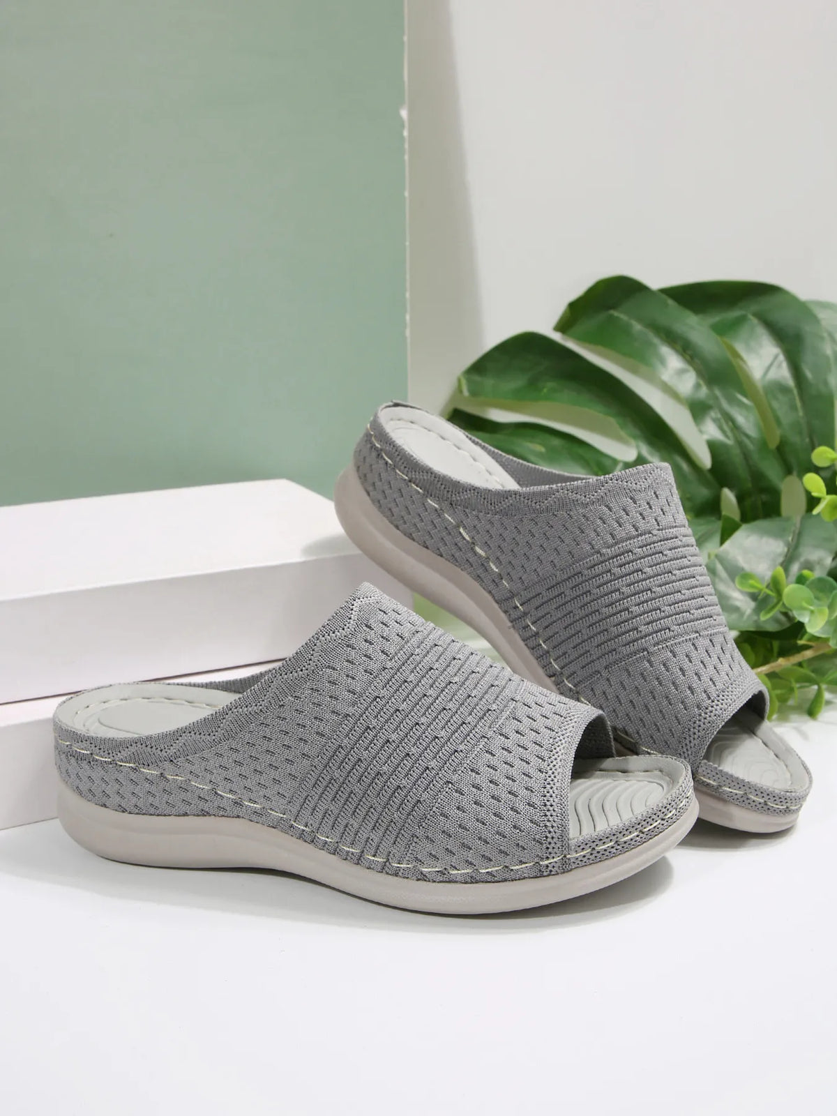 Mesh Open Toe Sandals