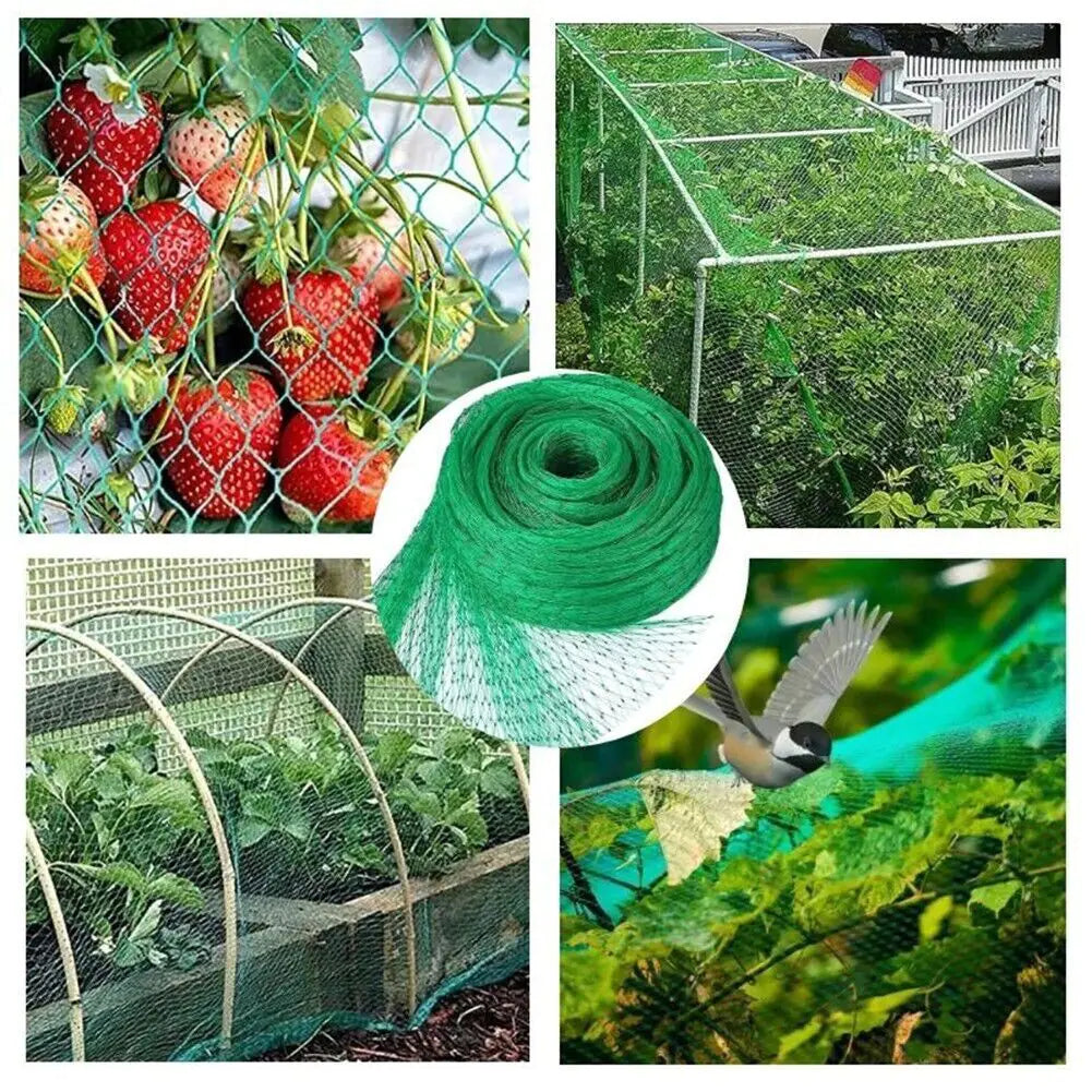 33FT Anti Bird Netting Pond Net Protection Tree Crops Plants