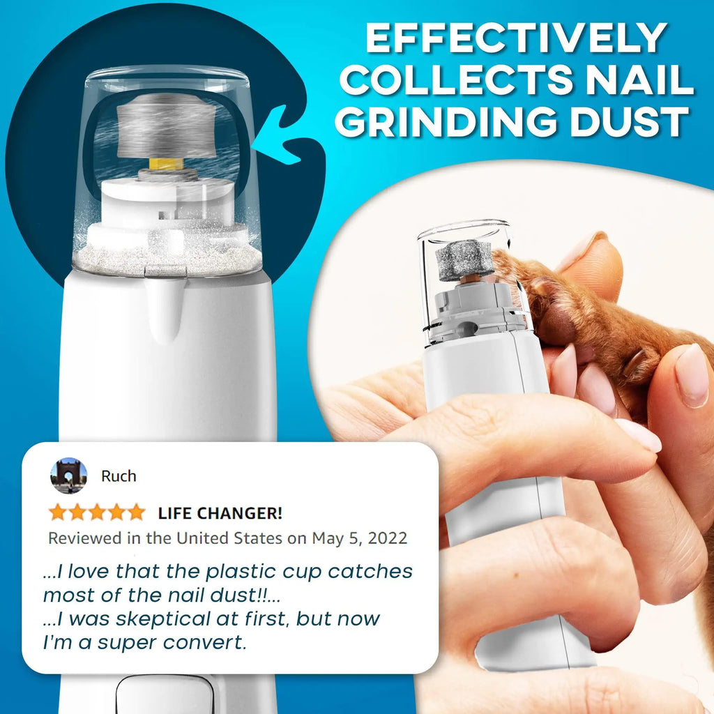 LED Dog Nail Grinder Rechargeable