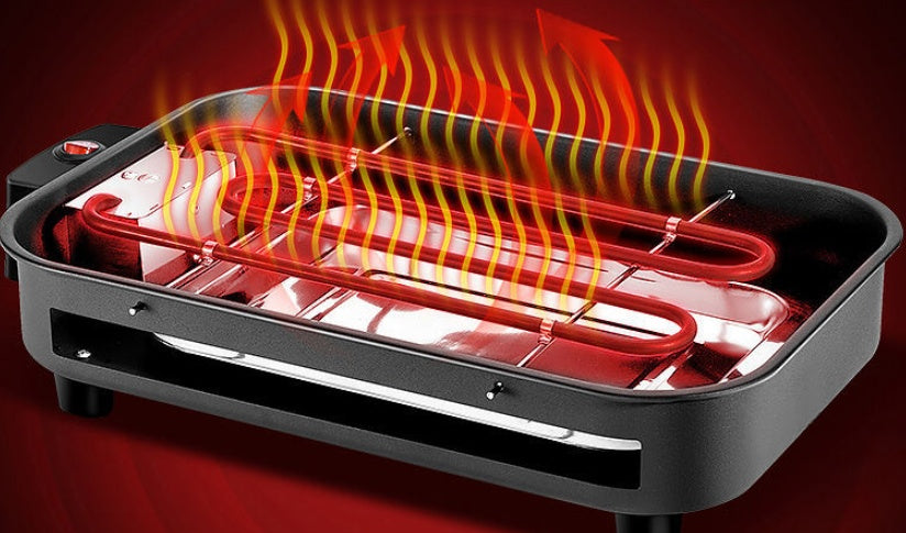 Electric Barbecue Grill with Temperature Control