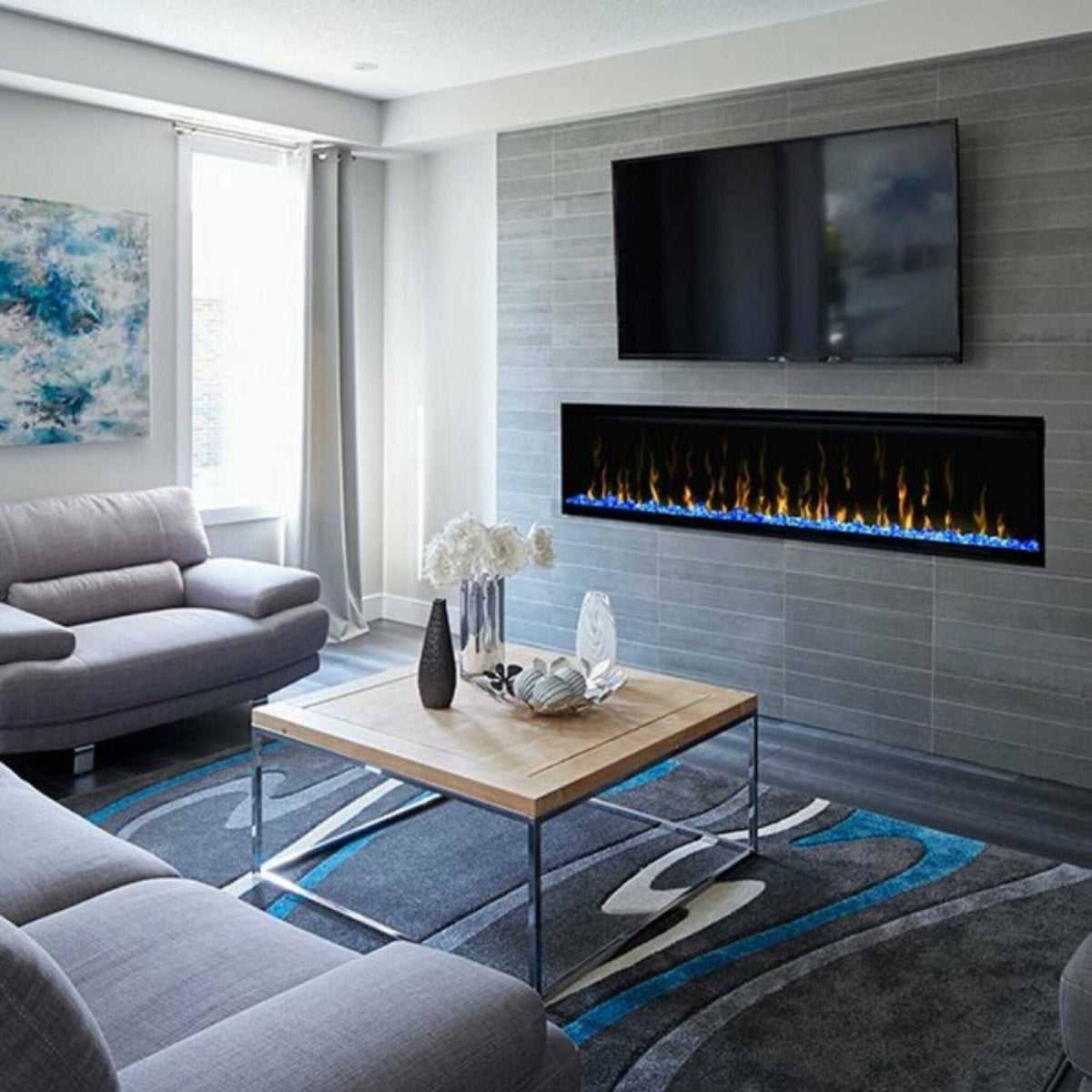 Dimplex Ignitexl Linear Electric Fireplace With Comfort Saver