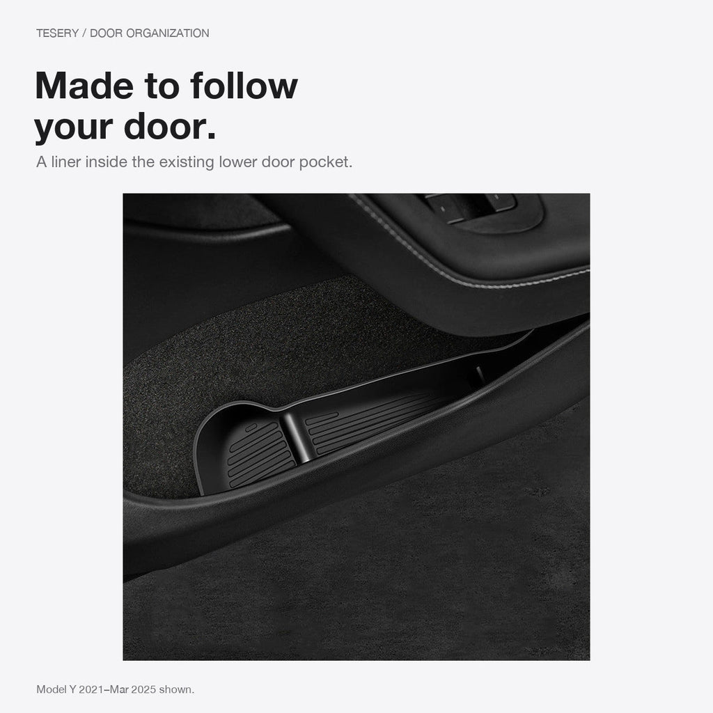 Door Side Organizer Tray Tesla Model Juniper Model YL