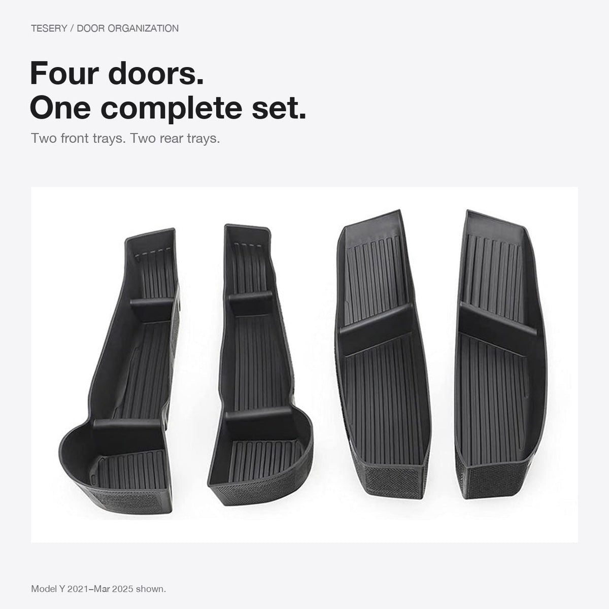 Door Side Organizer Tray Tesla Model Juniper Model YL
