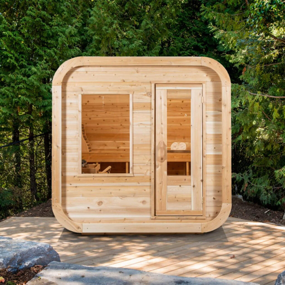 [CTC22LU] Dundalk Luna Cube 4-Person Sauna