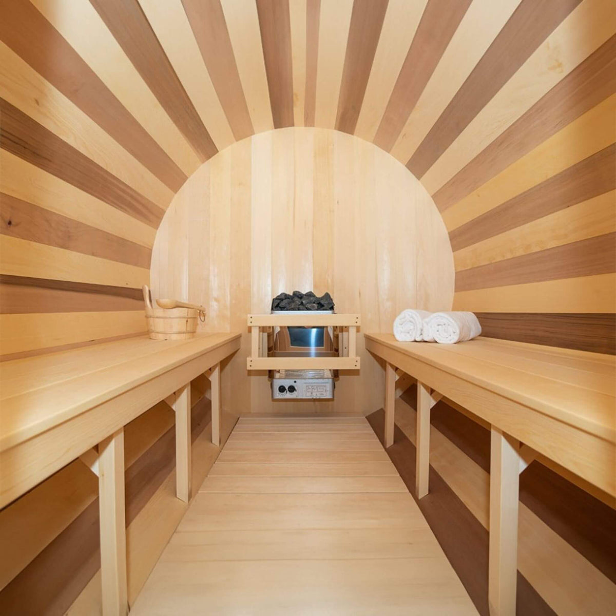 [CTC2345W] Dundalk 6-Person Barrel Sauna